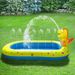 Tobogán acuático inflable con forma de dinosaurio para niños, piscina infantil, piscina con aspersores, juego de juguetes para piscina_voghion.com