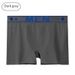 Men's Underwear Comfortable Sports Antibacterial Breathable Size Large Elastic Foreign Seamless Boxer Briefs_voghion.com