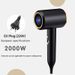 Professional Hair Dryer – 2000W Turbo Speed, 5-Speed & Heat Settings, Negative Ion & Blue Light Therapy For Smooth, Healthy Hair_voghion.com