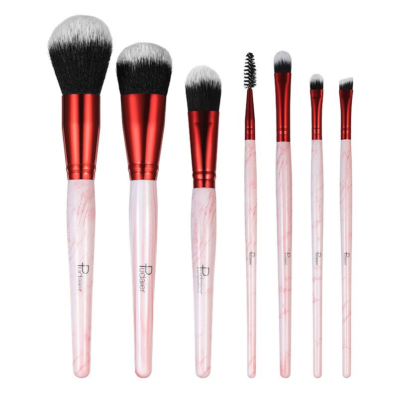 Pudaier Full Set Soft Bristle Makeup Brushes Eye Liner Powder Blush Concealer Eyeshadow Brow Brush Cosmetic Tools Kit_voghion.com