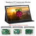 Wisecoco 10,1 Zoll 1280800 IPS Touchscreen HDMI Tragbarer Monitor mit Gehäuseabdeckung Lautsprecher für Raspberry Pi 5 4 3_voghion.com