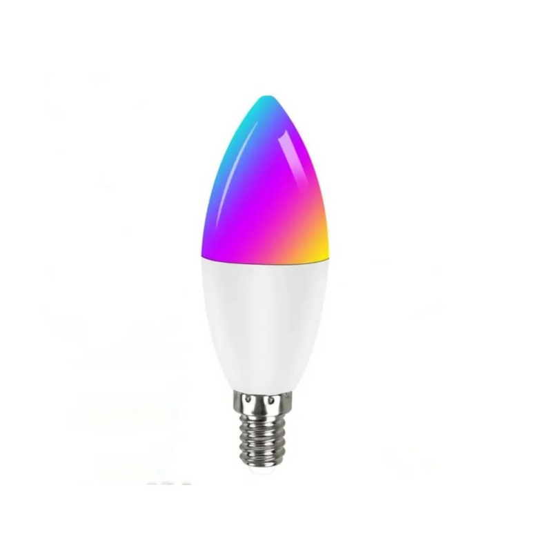 Lampadina colorata RGBCCT intelligente TASMOTA ESP8285 funziona con Home Assistant 4,5 W E15_voghion.com