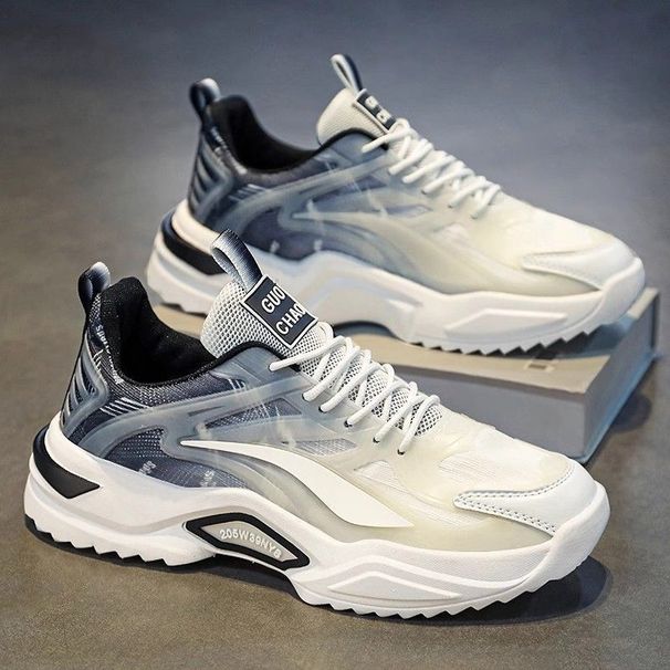 Spring Men's 2025 New Style Student Sports And Leisure Youth Mesh Dad Versatile Trendy Breathable Shoes For Men_voghion.com