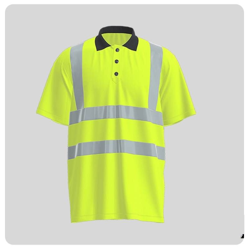 Abbigliamento da lavoro estivo da uomo, ad asciugatura rapida, per stazioni di servizio, riparazioni auto, maglietta culturale, strisce riflettenti, traspirante, stampa, abbigliamento da lavoro_voghion.com