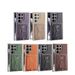 Phone Case & Covers Electroplated Leather Magnetic Card Holder Holder Suitable For Samsung S24ultra Mobile Phone Case S23 Business Leather Case_voghion.com