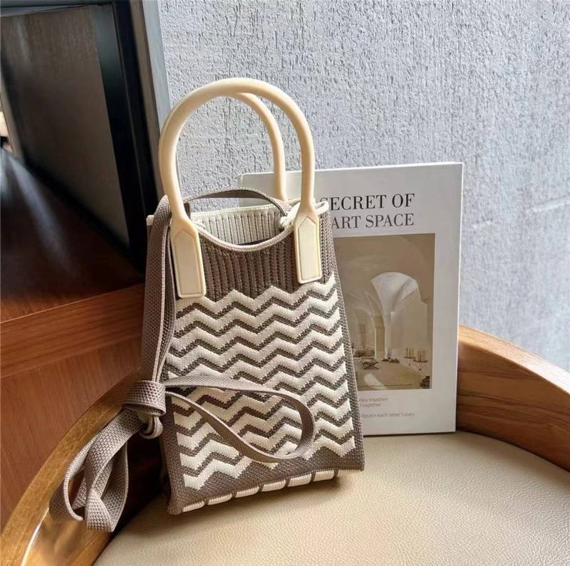 Mode Mini Handy Tasche Stricken Tasche Nische Koreanische Version Der Hundert Mit Schulter Diagonal Kreuz Tasche Geldbörse Hand tragen Tasche_voghion.com