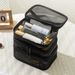 Storage Bags Mesh Cosmetic Bag Large Capacity Three Layer Toiletry Bag Double Layer Storage Bag Travel Mesh Bag Tool Storage Box Portable_voghion.com