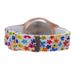Yamaler Kvinder Flower Print Silicon Band Arabiske Tal Urskive Quartz Armbåndsur_voghion.com