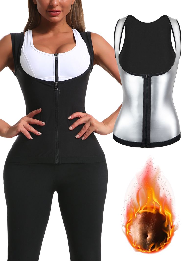 Sport Fitness Trainingsanzug Damen Taillenkorsett Korsett enge Shapewear_voghion.com