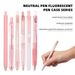 Set di penne gel cliccabili da 0,5 mm con evidenziatori: scrittura fluida, inchiostro anti-saltamenti, perfette per studenti e ufficio_voghion.com