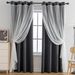Blackout Curtains Lace Double Layer Curtains_voghion.com