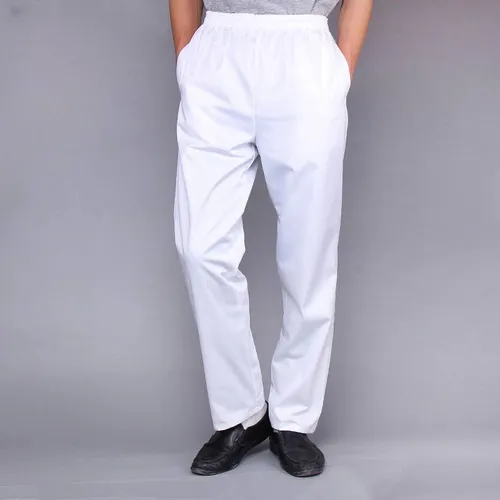 Men's Clothing elastic waist chef men's tooling pants group purchase Pants_voghion.com
