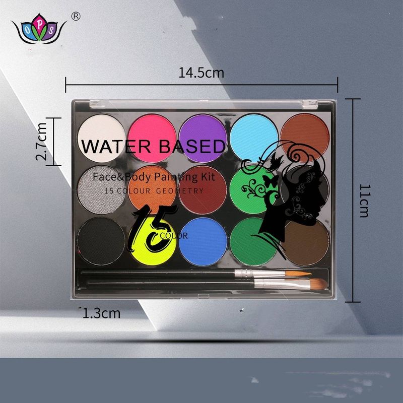 15 colors Water Soluble Face Color Body Paint Model Face Color Halloween Face Makeup Water based Face color_voghion.com