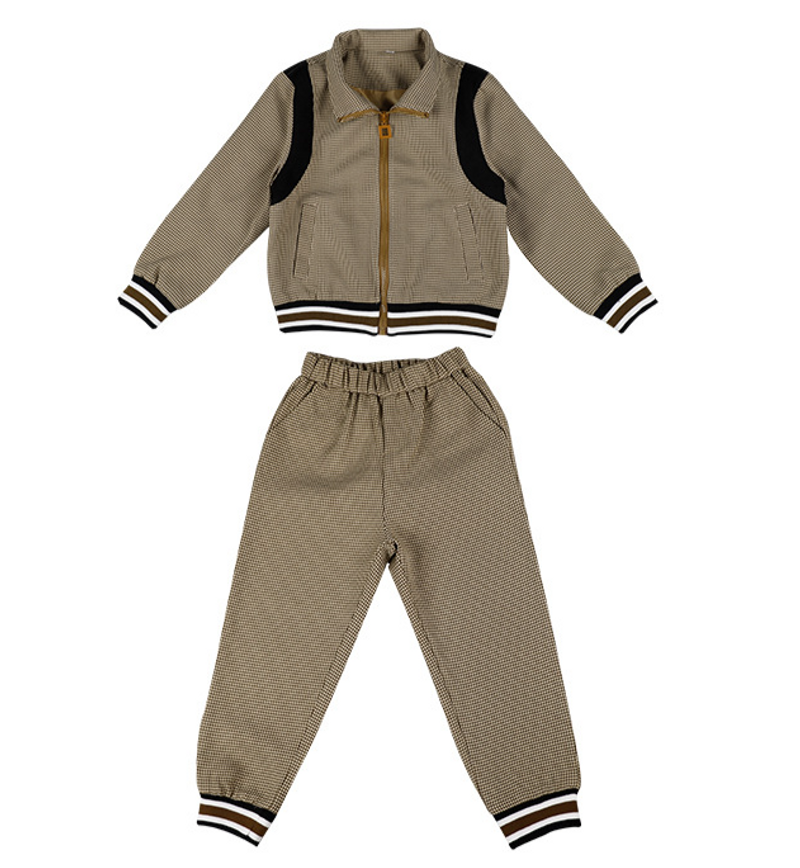 Mother & Kids 2024 New Children's Clothing Autumn New Baseball Uniform Boys Handsome Zipper Shirt Lapel Tops Middle And Large Children's Sportswear_voghion.com