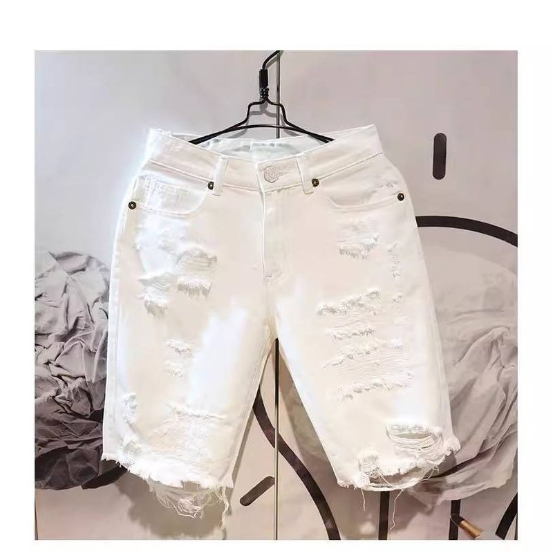 Men's Clothing Shorts Men's Straight Large Size Loose Casual Youth Five Point Pants_voghion.com