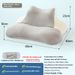 Multifunctional Memory Foam Pillow For Desk Napping & Neck Support - Cooling Ice Silk & Plush Cover Options (Grey, Blue, Green, Pink)_voghion.com
