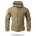 Neue taktische Herren-Fleecejacke für Herbst und Winter, wasserdicht, mit Kapuze, ideal für Outdoor-Aktivitäten und Bergsteigen_voghion.com
