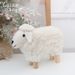 Handmade Wool Felt Christmas Decor Set – Mini Tree & Sheep Ornaments, Nordic-Inspired Holiday Decor For Home, Office & Gifting_voghion.com