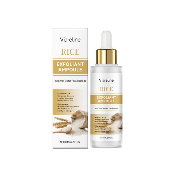 VIARELINE Rice Exfoliating Facial Cleansing Nutritivo Hidratante Elasticidade Iluminador Cuidado Diário Essence_voghion.com