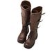 4143 Entrega rápida Tallas grandes Miu Knight para mujer 2025 Botas vaqueras largas de estilo británico para mujer_voghion.com