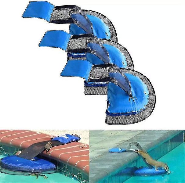 Animal Saving Escape Ramp, Swimming Pool Floating Animal Saver Rescue Tool For Outdoor Critter Frog Chipmunk_voghion.com
