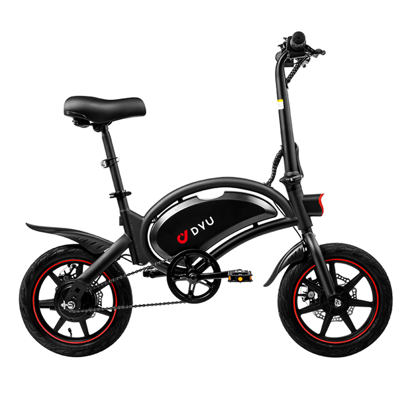 DYU D3F 14 Inch Folding Electric Bike Mini Folding Electric Bicycle 36V 250W 10AH Adult Ebike Power Assist Outdoor IP54 EUStock_voghion.com