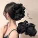 Grab clip 1PC large bow girls bubble sand large plate hairpin teenage headdress net red back of the head spoon clip_voghion.com