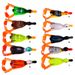 10 Colors Floating Duck Thunder Frog Bionic 9cm Flippers Lure 11g Rotating Tractor Fishing Bait_voghion.com