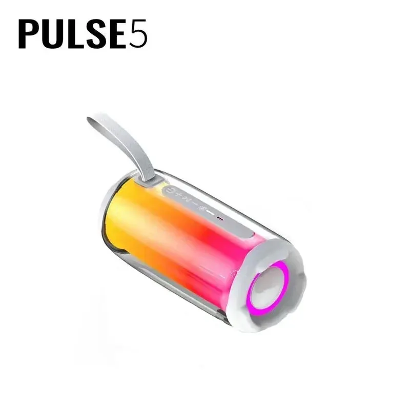 Altavoz Bluetooth PULSE 5 Family K Song, columna portátil, lámpara de ambiente RGB, boombox de audio para exteriores, subwoofer impermeable_voghion.com