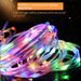 Outdoor LED Fairy Lights - Waterproof Solar String Lights With Remote, 8 Lighting Modes, Flexible Wire For Garden, Patio & Christmas Decor_voghion.com