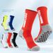 Performance-Fußballsocken mit Grip-Noppen und feuchtigkeitsableitendem Material – Sportsocken mit mittlerer Polsterung für Herren, rutschfeste Trainingssocken_voghion.com