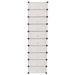Interlocking Shoe Organizer with 10 Compartments White_voghion.com