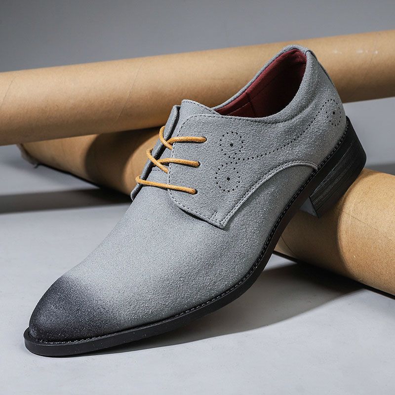 Calçados masculinos de couro com corte baixo, polidos, esculpidos, pontudos, casuais para negócios, plus size, para primavera, corte único, polido, esculpido, pontudo_voghion.com