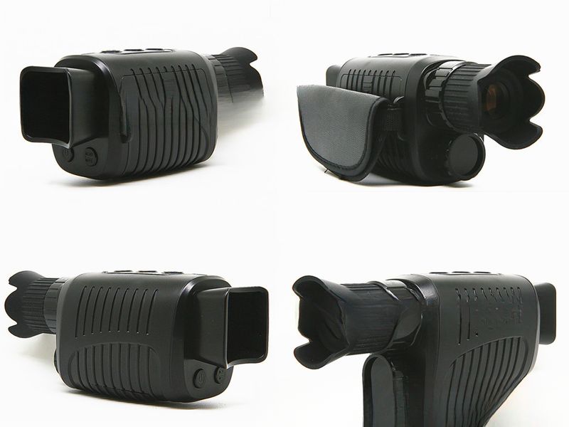 All Black Vision Device Digital Day And Monocular Outdoor Telescope_voghion.com