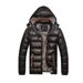 Men's Casual Cotton-padded Coat With Thick Detachable Cap Jacket_voghion.com