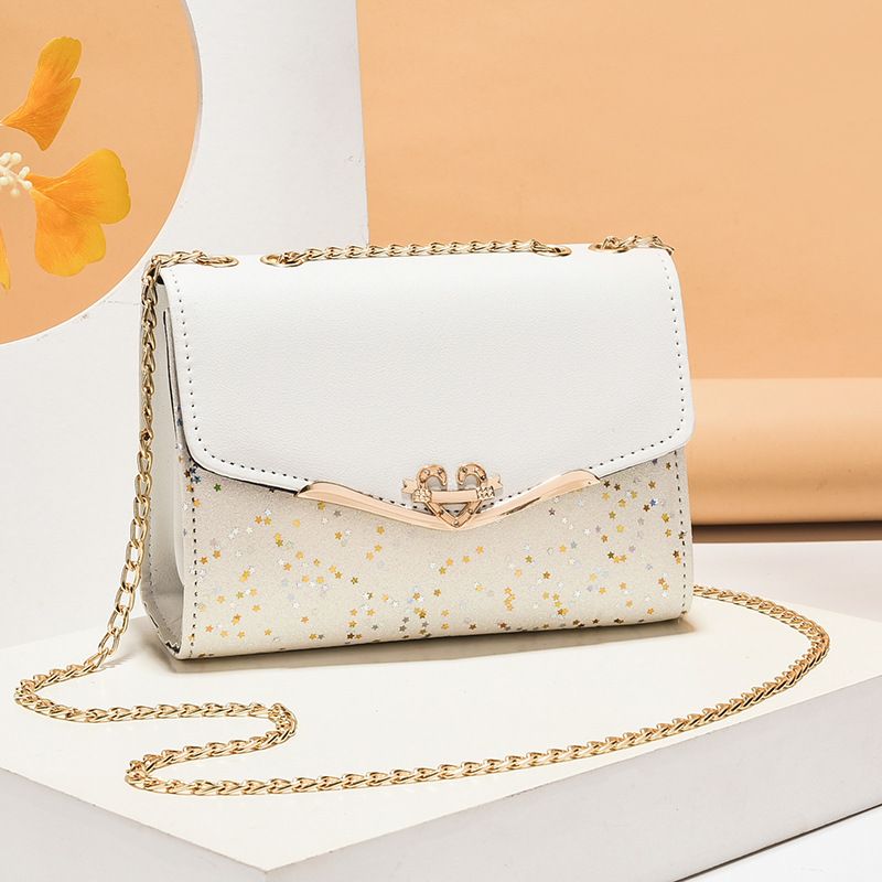 Neue Kette Umhängetasche Damen Tasche Koreanische Ausgabe Instagram Mode Vielseitige High-End-Umhängetasche Pailletten_voghion.com