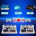 Wireless Arcade Fighting Stick Game Console For Home - Dual Player Retro Gaming System With USB Connectivity, Compatible With PC_voghion.com