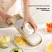 Multi-Functional Vegetable Slicer – 3/5 Stainless Steel Blades With Ergonomic Handle – Safe Potato Carrot Cutter For Home Kitchen_voghion.com