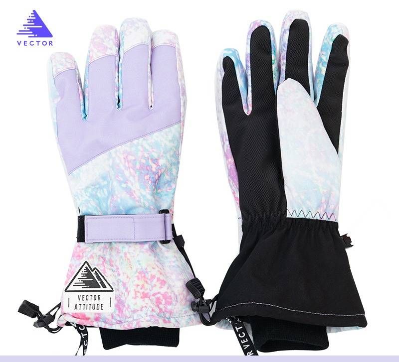 Guanti da sci invernali per uomo e donna - Guanti con fodera in pile termico, impermeabili, antivento, per il freddo, per snowboard, ciclismo e attività all'aperto_voghion.com