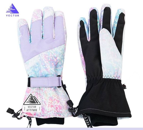 Guanti da sci invernali per uomo e donna - Guanti con fodera in pile termico, impermeabili, antivento, per il freddo, per snowboard, ciclismo e attività all'aperto_voghion.com