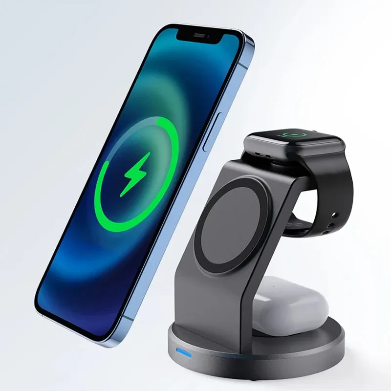 3 In 1 Fast Charging Station Wireless Charger Stand Mobile Holder For Phone 16 15 14 13 12 Pro Max IPhone Watch AirPods_voghion.com