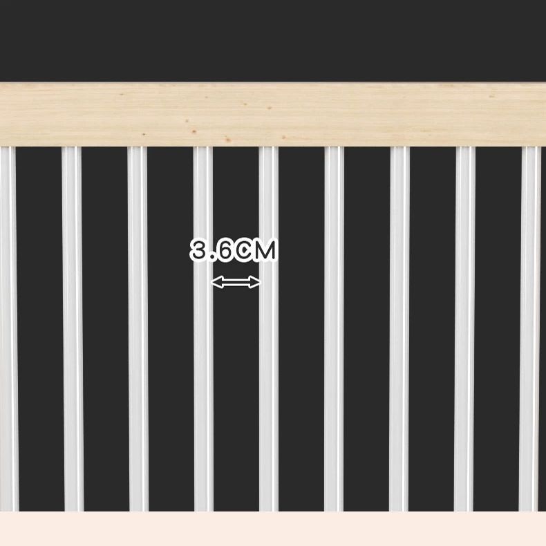 Opvouwbare, massief houten kleine en middelgrote omheining voor huisdieren, binnenpoort, preventie van hondenontsnapping en isolatie_voghion.com