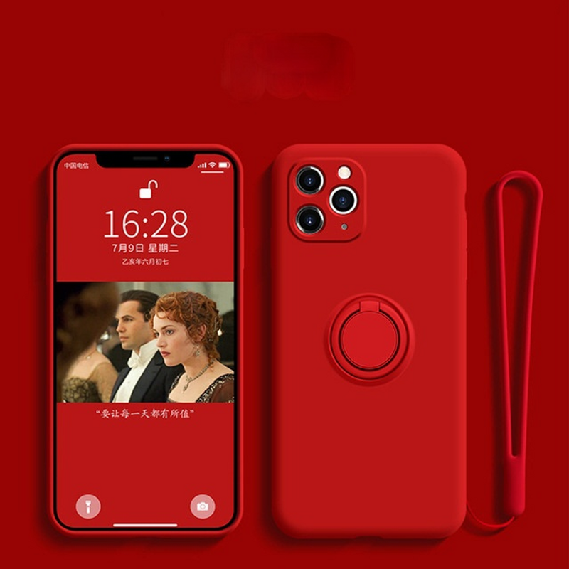 Voor Samsung Galaxy A54 A34 A14 A73 A53 A52 Case Vloeibare Siliconen Magnetische Ring Houder Cover Voor Samsung S23 Ultra s22 S21 FE Plus_voghion.com