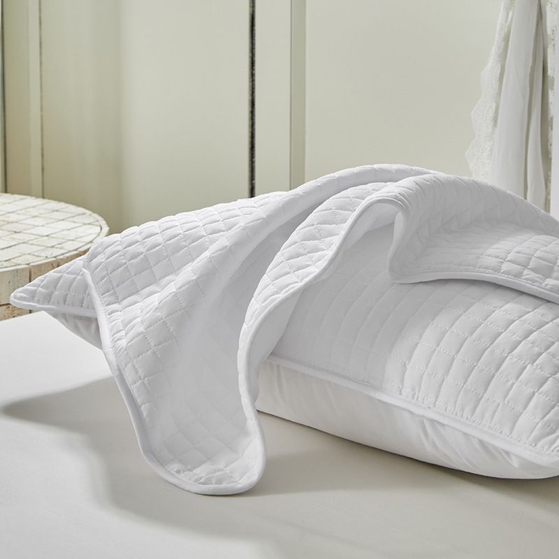 Kissenschutz aus Bambusfaser, hypoallergen, vergilbungsfrei, mit Baumwollzwischenschicht, atmungsaktiv, ölbeständig, für den Einsatz im Hotel und bei Babys_voghion.com