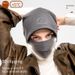 Men's Hats New German Velvet Hat Thickened Double Sided Warm Ear Hanging Mask Versatile Outdoor Cycling Windproof And Cold Proof A80 SM_voghion.com