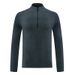 FiveHappyiness Maglietta sportiva da uomo comoda da indossare in autunno, con collo alto, mezza cerniera, per corsa, escursionismo, sport, asciugatura rapida_voghion.com