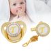 Jinleiou Food Grade Pacifier Gum Berouegend Stëmmung Silikon Englesch Bréif Baby Pacifier fir Babysitter_voghion.com