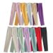 Women's trousers slimming solid color pleated micro-elastic formal straight pants casual pants_voghion.com