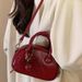 Nanfeng Chio2nd Sweet Date Genuine Leather Pillow Exquisite Small Women's Wedding Handheld Single Shoulder Crossbody Bag_voghion.com