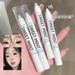 Dorisna Really Hot Matte White Highlighter Pen Lying Silkworm Eyes Corner Brightening Pearl High-gloss Eyeliner_voghion.com
